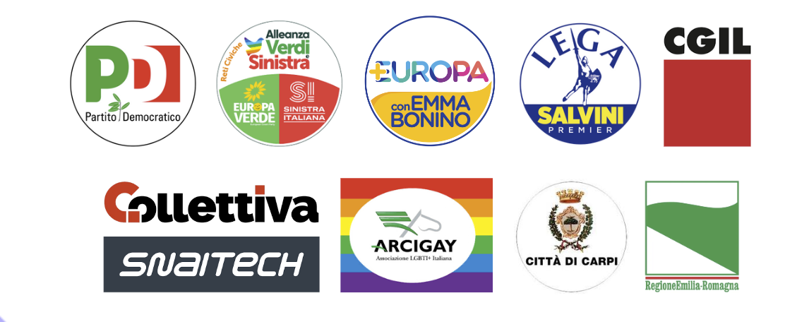 partiti, sindacati e istituzioni per cui ha lavorato il team di Propaganda comunicazione politica e campagne elettorali